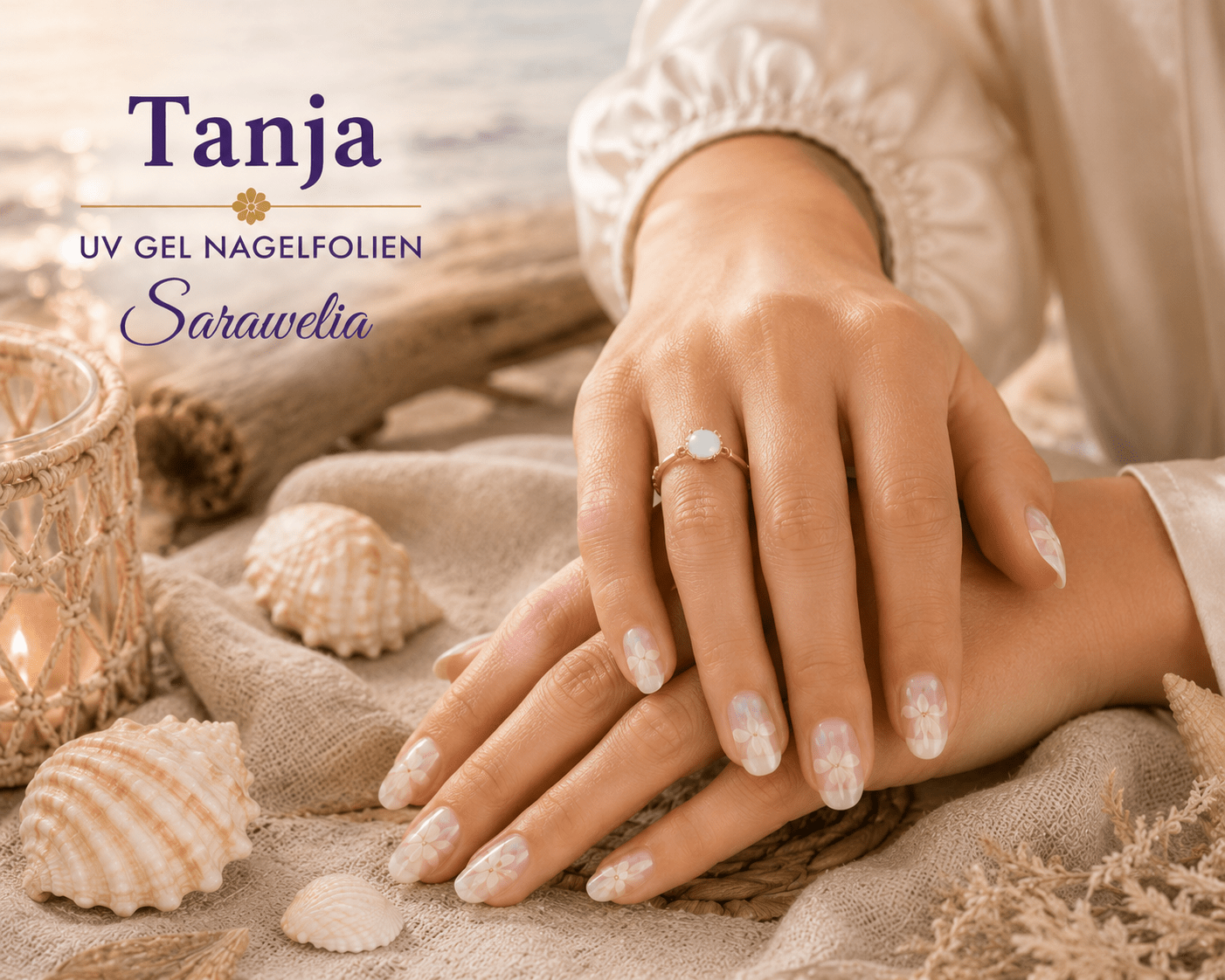 Sarawelia UV Nagelfolie Tanja – 20 UV Nagelfolien