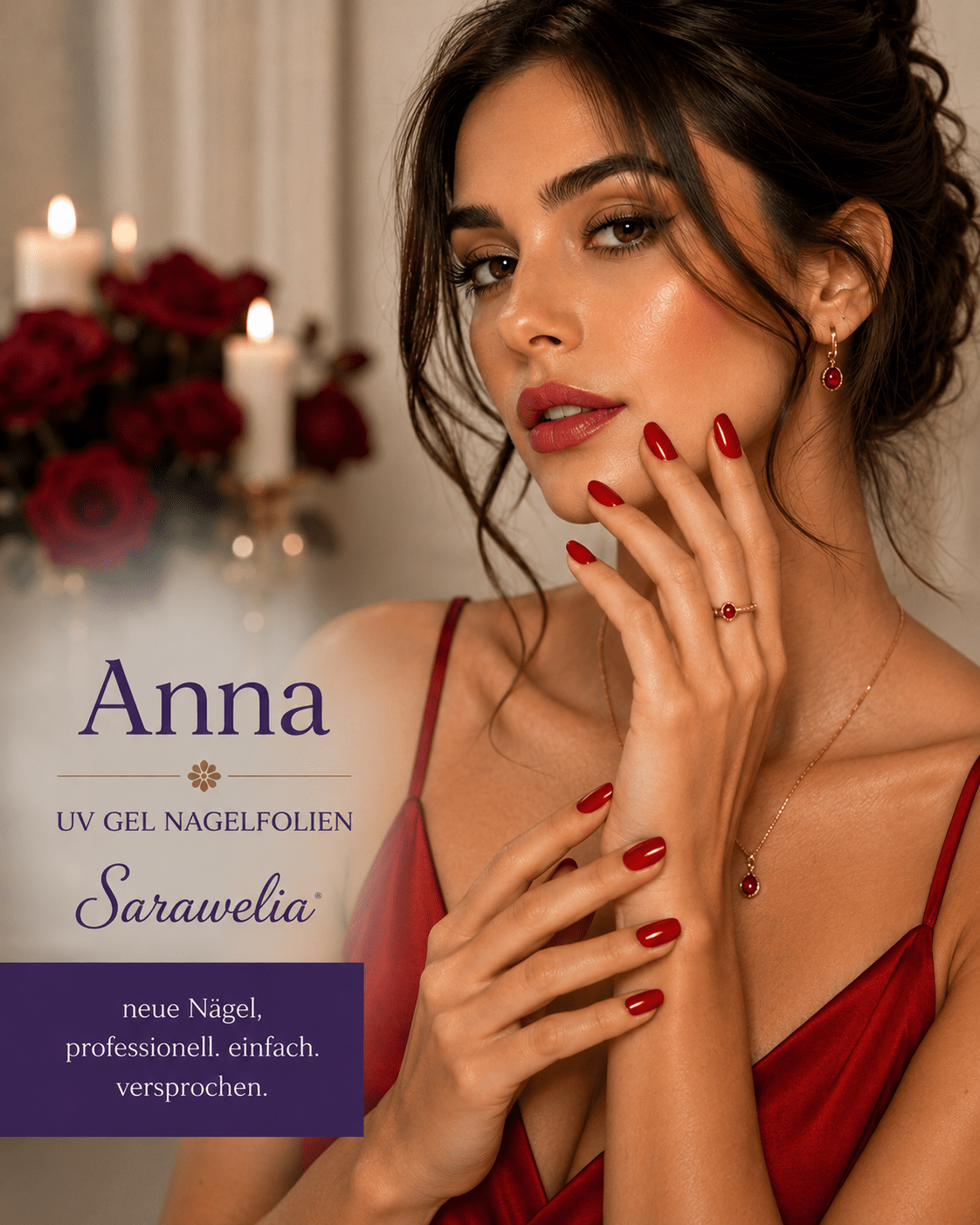 Sarawelia UV Nagelfolie Anna – 20 UV Nagelfolien