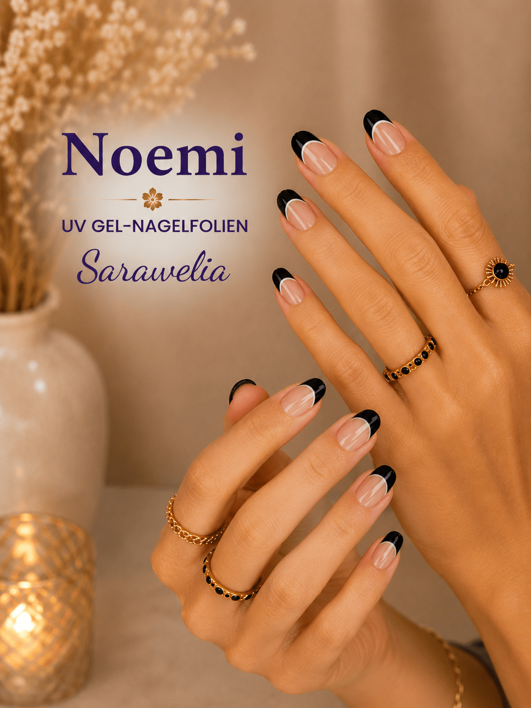 Sarawelia UV Nagelfolie Noemi – 20 UV Nagelfolien