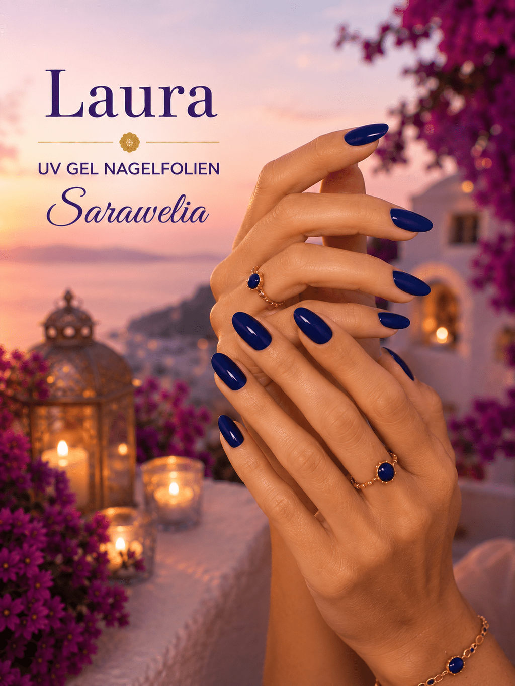 Sarawelia UV Nagelfolie Laura – 20 UV Nagelfolien