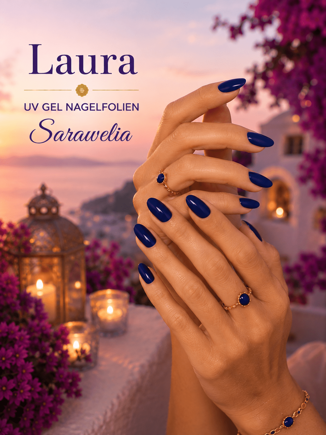 Sarawelia UV Nagelfolie Laura – 20 UV Nagelfolien
