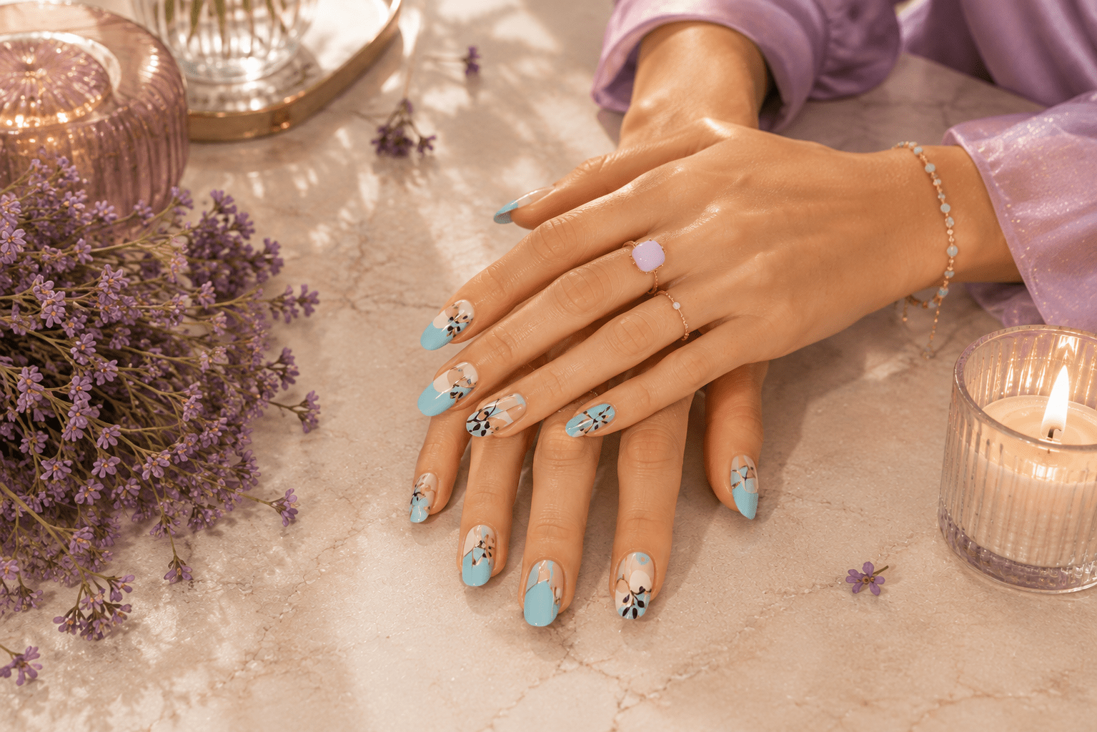 Sarawelia UV Nagelfolie Mia – 20 UV Nagelfolien