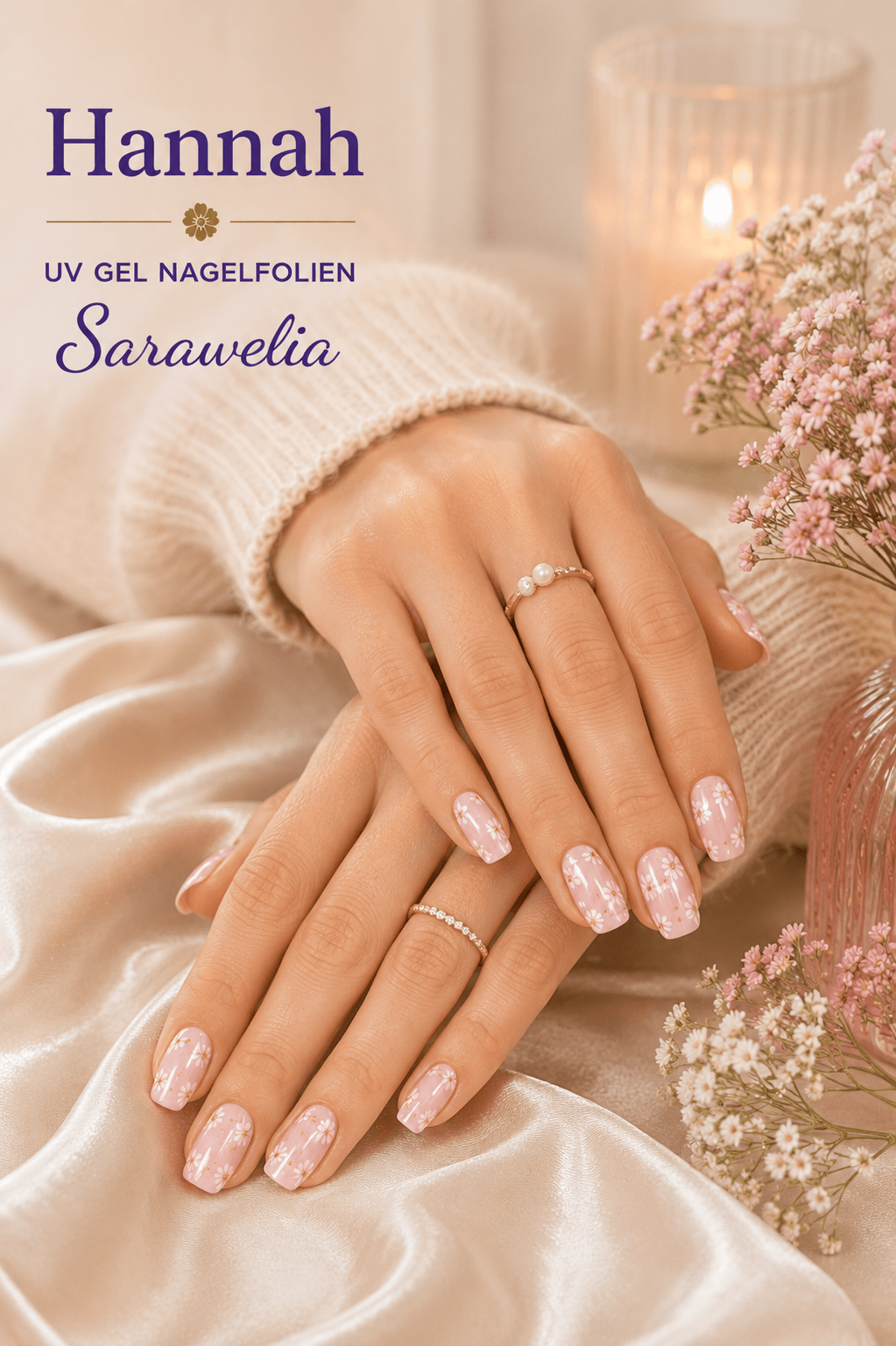 Sarawelia UV Nagelfolie Hannah – 20 UV Nagelfolien