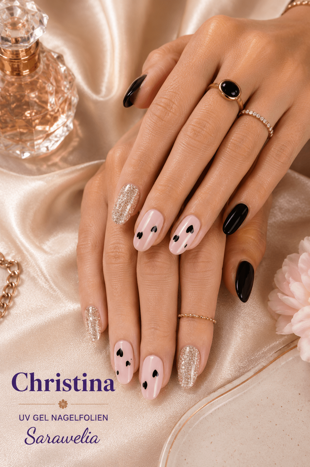 Sarawelia UV Nagelfolie Christina – 20 UV Nagelfolien