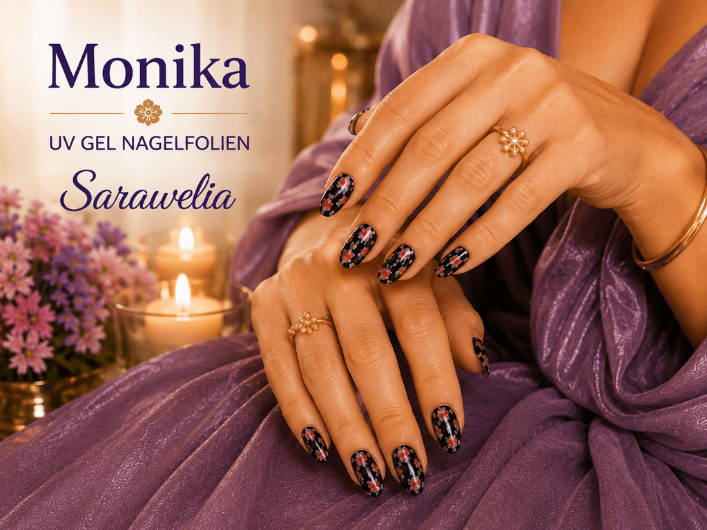 Sarawelia UV Nagelfolie Monika – 20 UV Nagelfolien