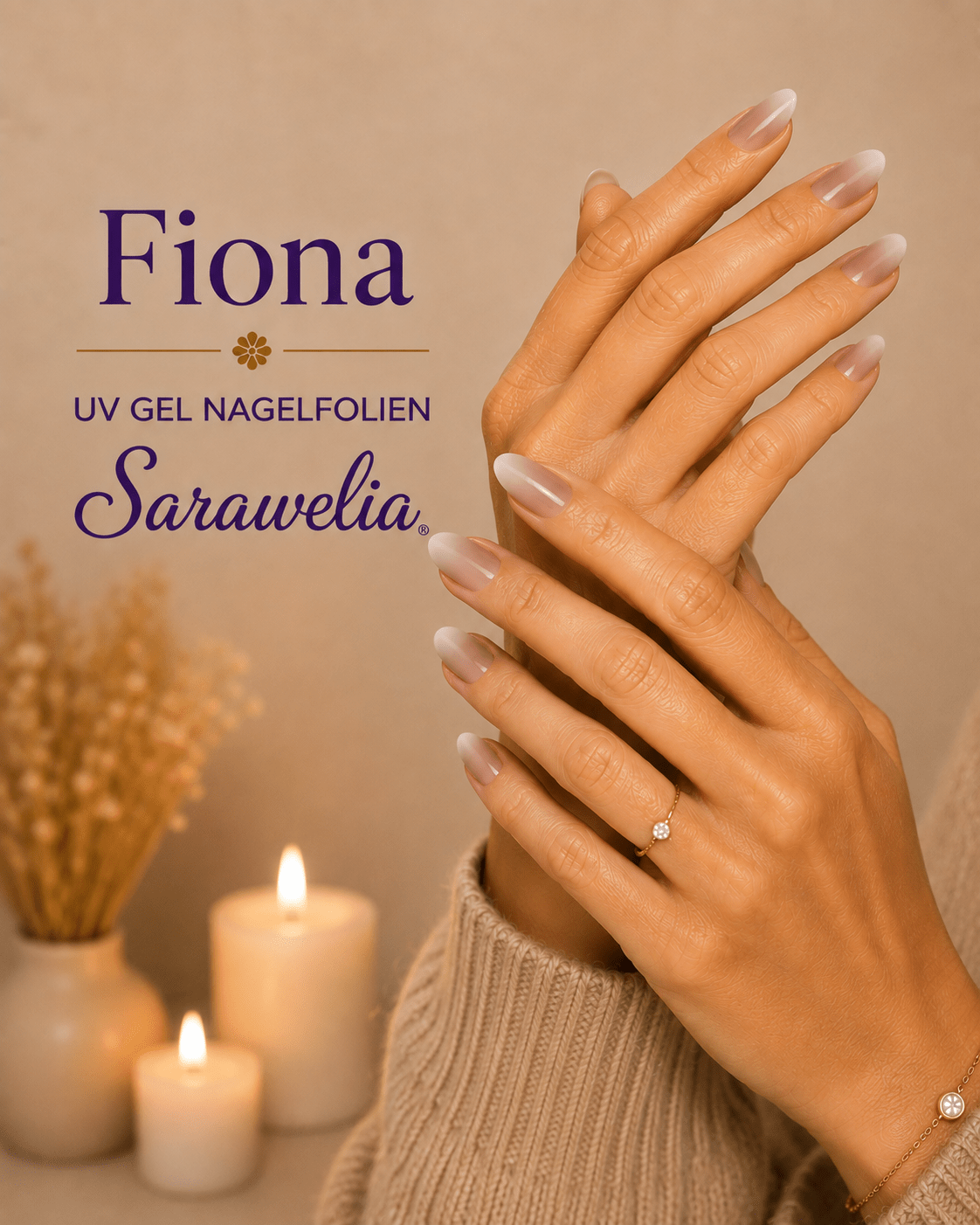 Sarawelia UV Nagelfolie Fiona – 20 UV Nagelfolien