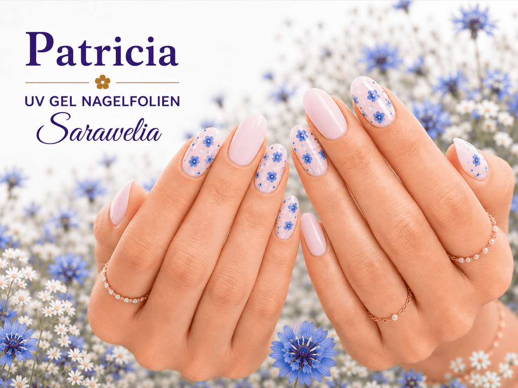 Sarawelia UV Nagelfolie Patricia – 20 UV Nagelfolien