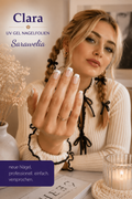 Sarawelia UV Nagelfolie Clara – 20 UV Nagelfolien
