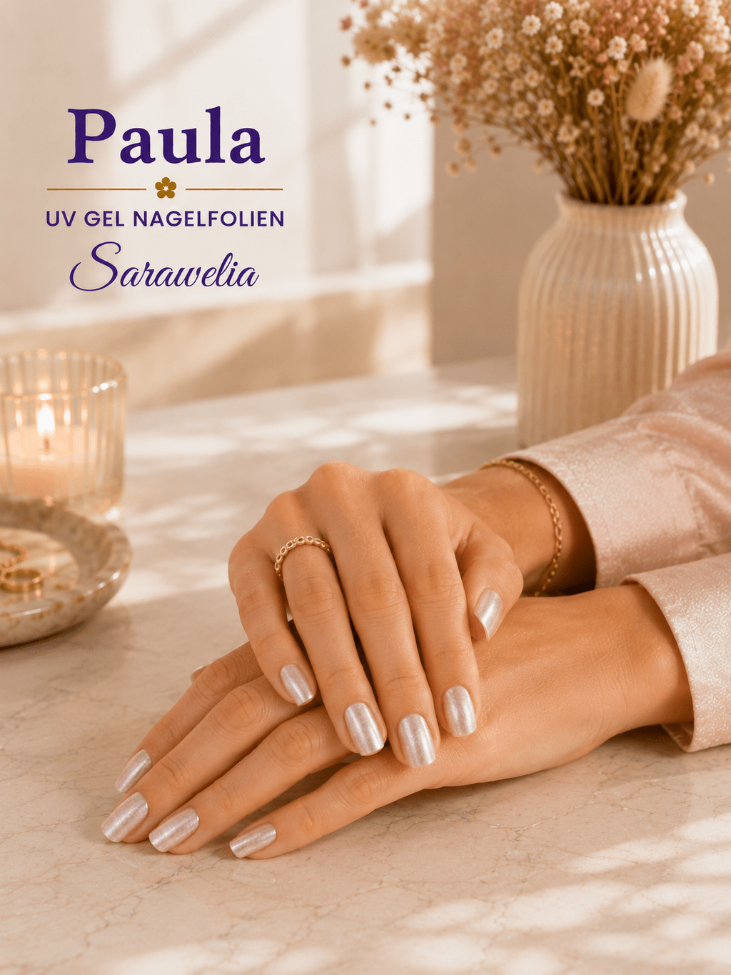Sarawelia UV Nagelfolie Paula – 20 UV Nagelfolien