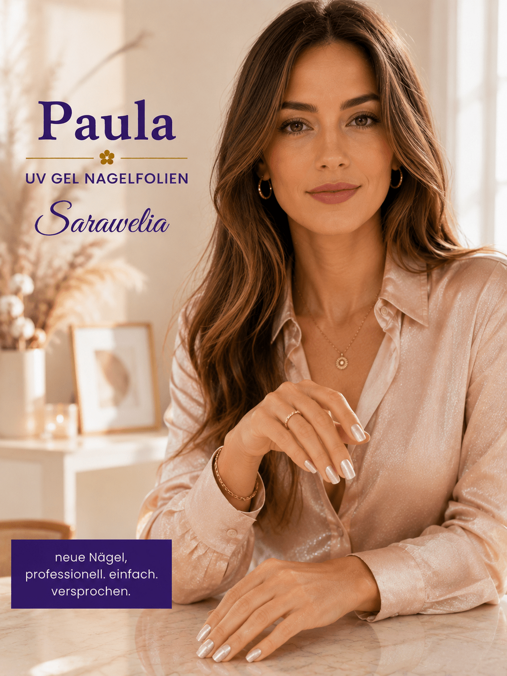 Sarawelia UV Nagelfolie Paula – 20 UV Nagelfolien